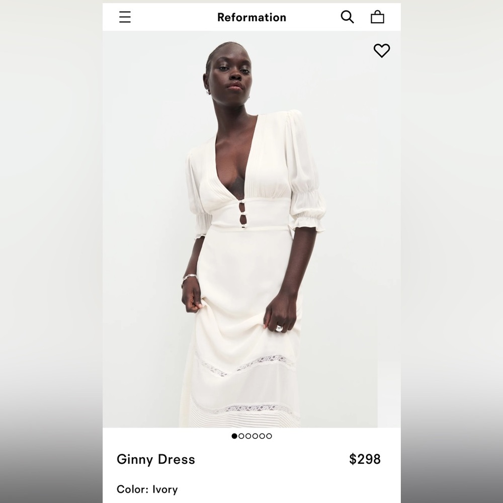 [With Tags] Reformation Ginny Dress - Size 4